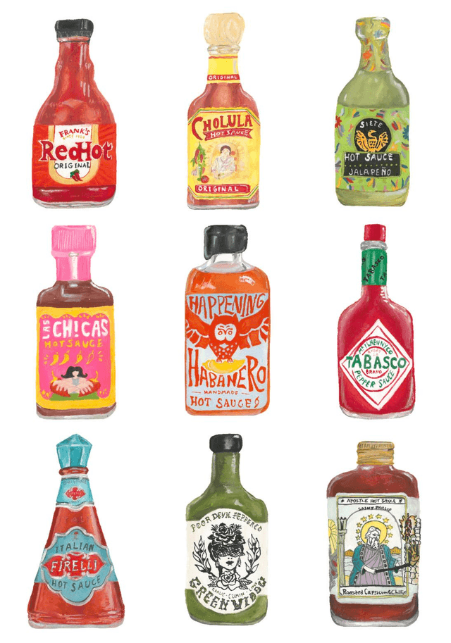 A3 Hot Sauce print